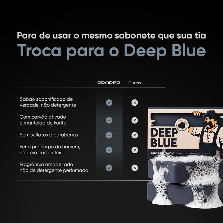 Sabonete Deep Blue - 120g, foto 5