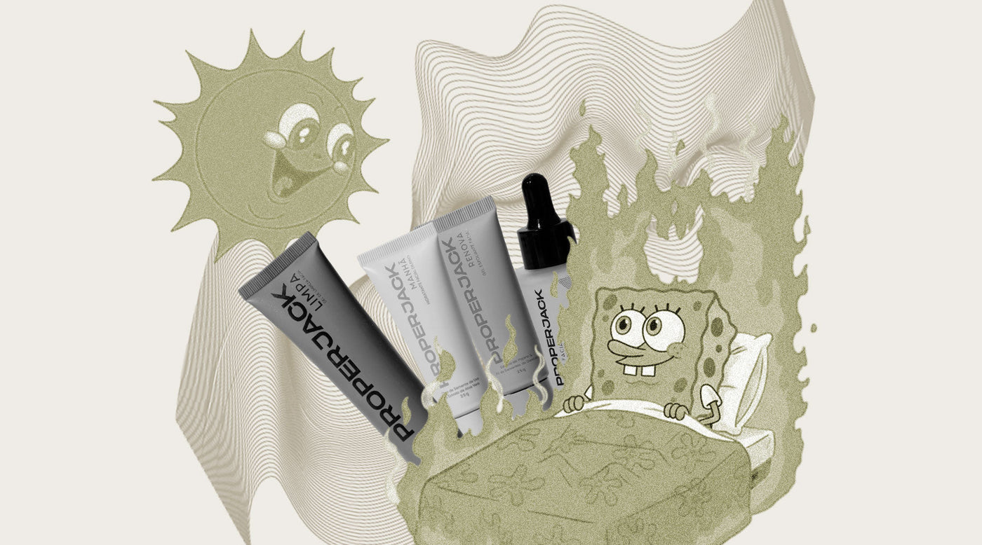 Skincare masculino no verão: rotina simples pra controlar oleosidade