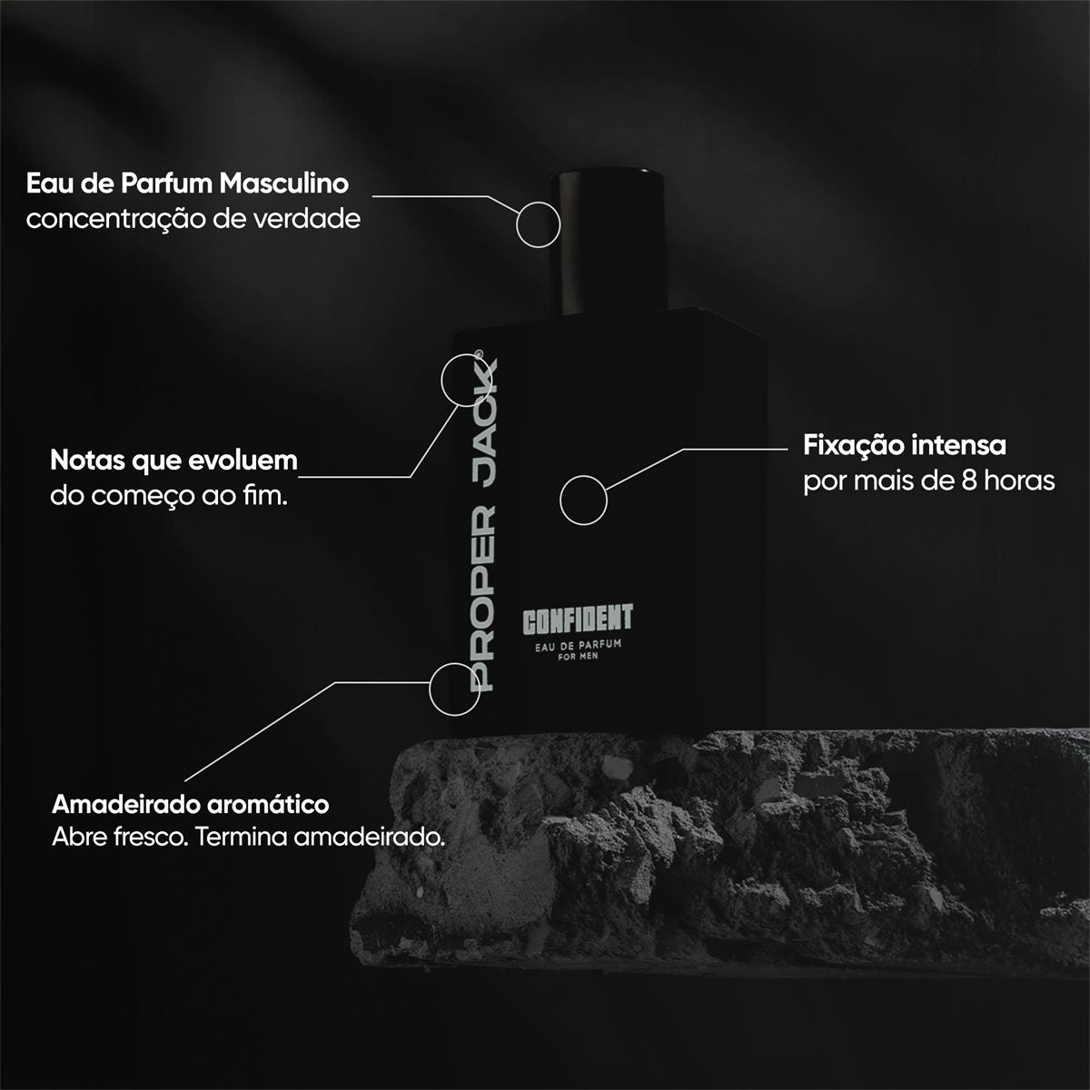 Perfume Confident Eau de Parfum Masculino 100ml — foto 3
