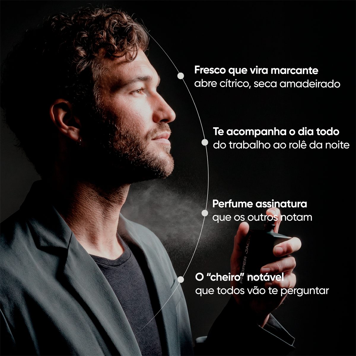Perfume Confident Eau de Parfum Masculino 100ml, foto 2